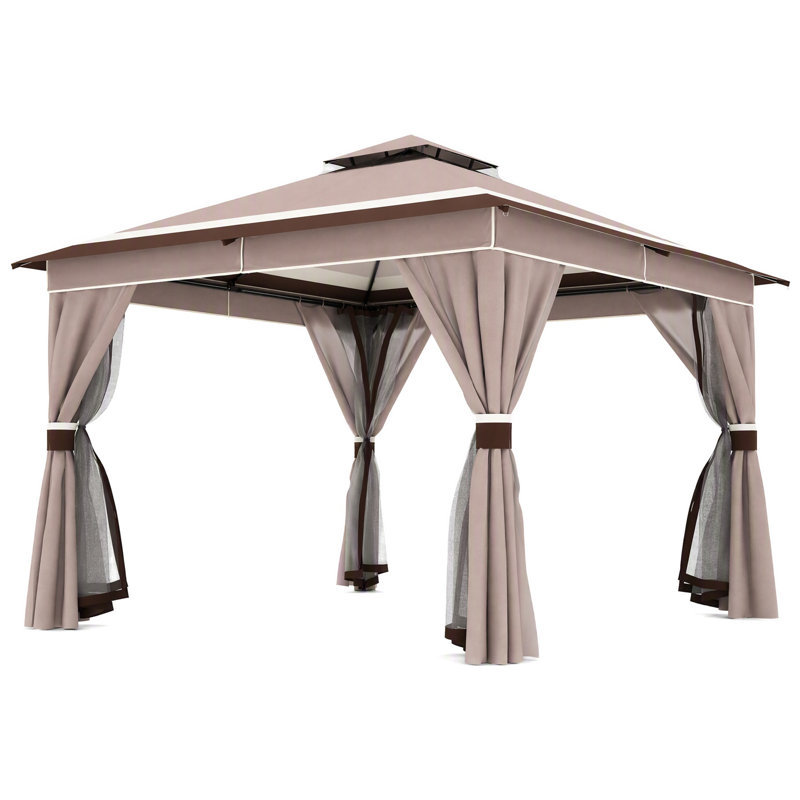 10 Ft. W x 13 Ft. D Galvanised Steel Canopy