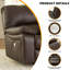 Causeuse inclinable en cuir véritable Olara