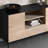 Nordic style simple modern wooden sideboard.