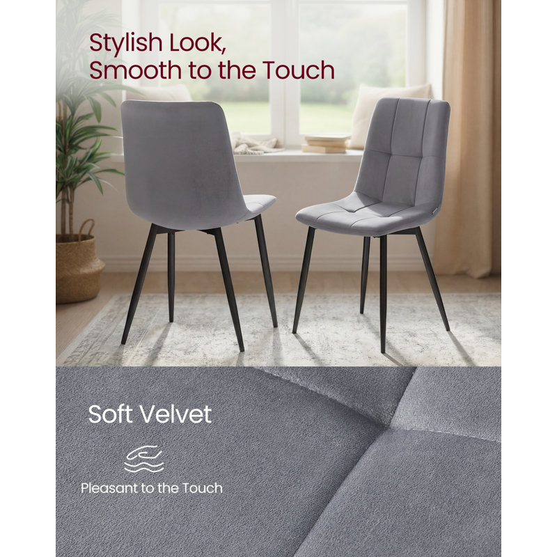 47.5cm H Side Chair in Grey
