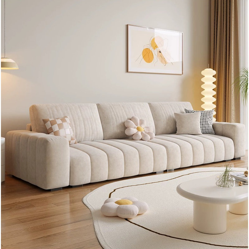 Simple Casual Creative Sofa, 33.85" H x 102.36" W x 38.18" D, 3