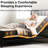 Adjustable Electric Bed Frame In Queen Size, Five Massage Modes To Reduce Body Stress, Independent Head & Foot Massage, Under Night , Type-A And Type-C Charging, 4 Legs Size With Modes, Wireless