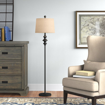 Bustillos 61'' Matte Traditional Floor Lamp