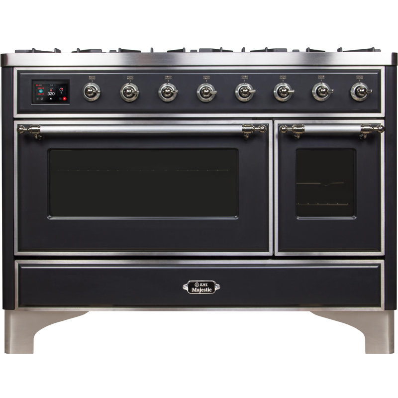 Majestic II 48" 5.02 cu. ft. Freestanding Dual Fuel Range with Griddle, Liquid Propane, Stainless Steel/Bronze