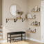 6 -Piece Steel Floating Shelf