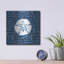 Art mural luxueux «Salty Waves V2 Dark» par Mercedes Lopez-106418151
