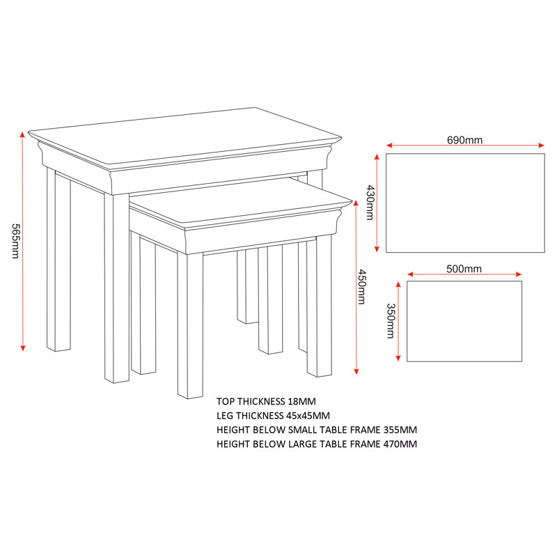 Adaleya End Table, Grey