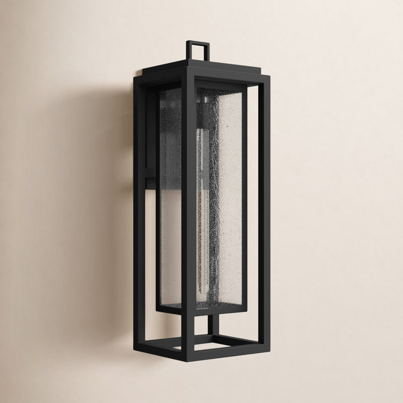 Inessa Tristan Wall Light, 27" H x 9" W x 8.5" D, Black