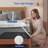 3 Inch Memory Foam Mattress Topper , Mattress Topper With Removable & Washable Polyester Cover-1701358738