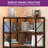  5 Tier Corner L Shaped Bookcase-1091664889