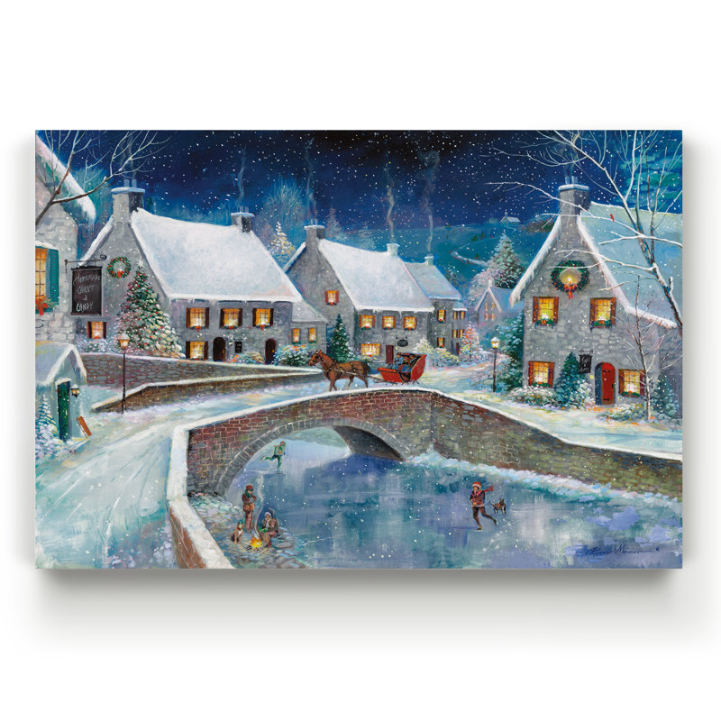 " Warm Winter Wonderland " by Parvez Taj, 20" H x 16" W x 1" D