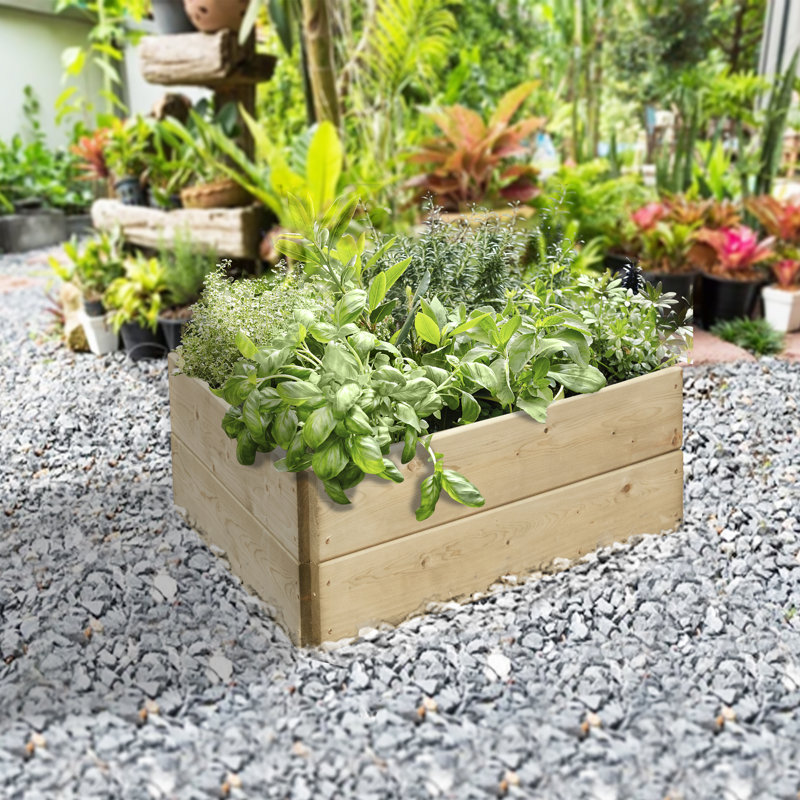 Topher Triangular Raised Bed - 90cm each side, Height 30cm