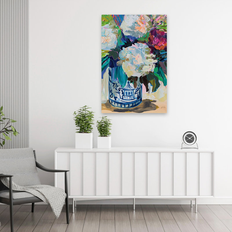 Contemporain et BCBG August Bloom, H 36 po x l 24 po