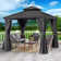 Aluminum Patio Gazebo Permanent Hardtop Gazebos