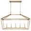 Luminaire suspendu linéaire à 5 lumières pour îlot de cuisine Hastings-637763705-559802599