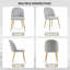 Chaise d'appoint empilable en velours-475028185