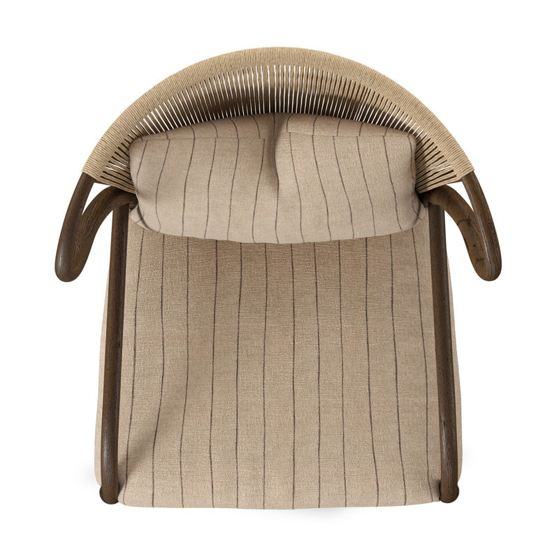 Amira Chair, Cream Striped