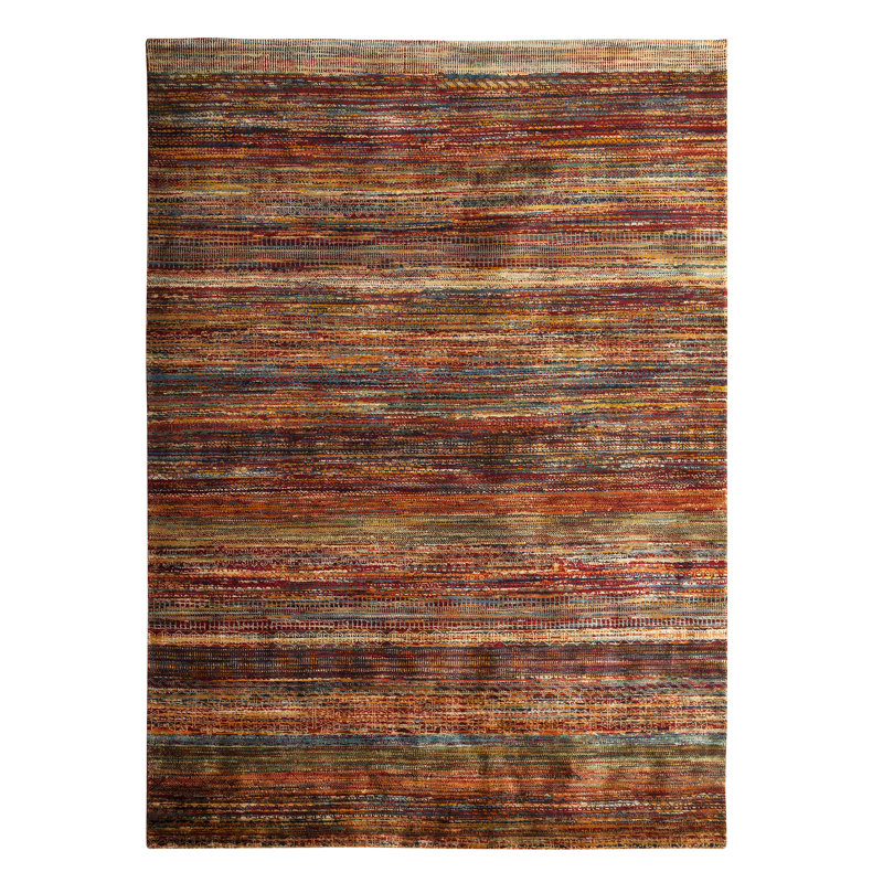Chiraca Striped Hand Woven Area Rug, Rectangle 140 x 200cm