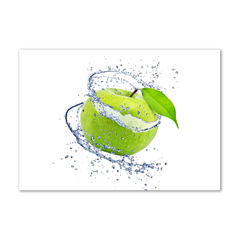 Green Apple - Wrapped Canvas Print