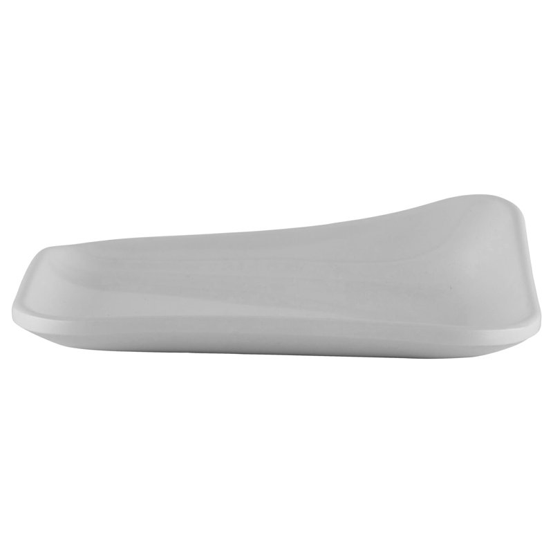 Assiettes carrées en mélamine GET PP-44-W, 4 po, blanc (ensemble de 12)