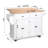 Nikayia 43.3"W Solid Wood Kitchen Island with Drop Leaf-212237801