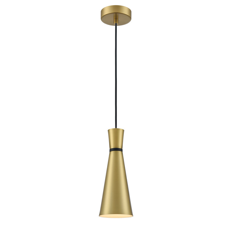 Aliaga 1 - Light Satin Brass Single Pendant