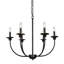 Lustre 6 lumières façon bougie Ethon
