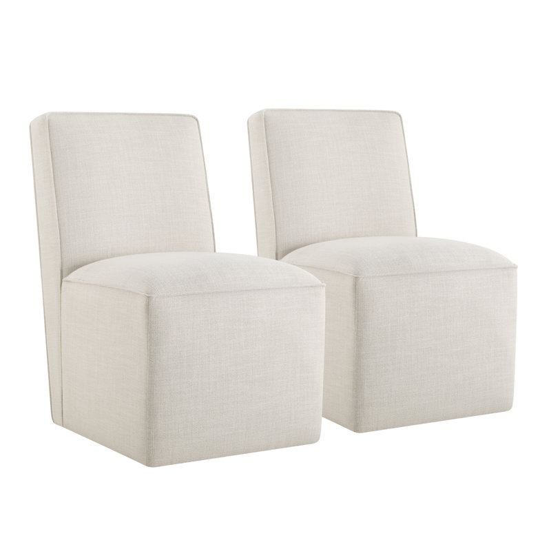 Chaise d'appoint à roulettes, Lin Effie