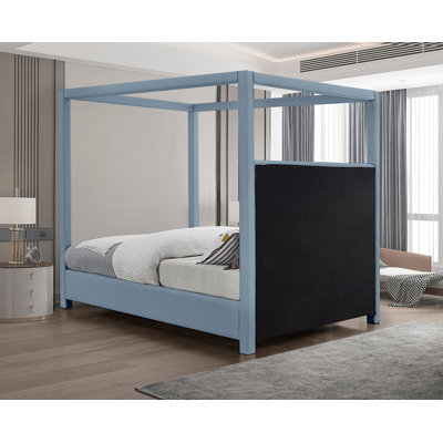 Mistaya Upholstered Canopy Bed