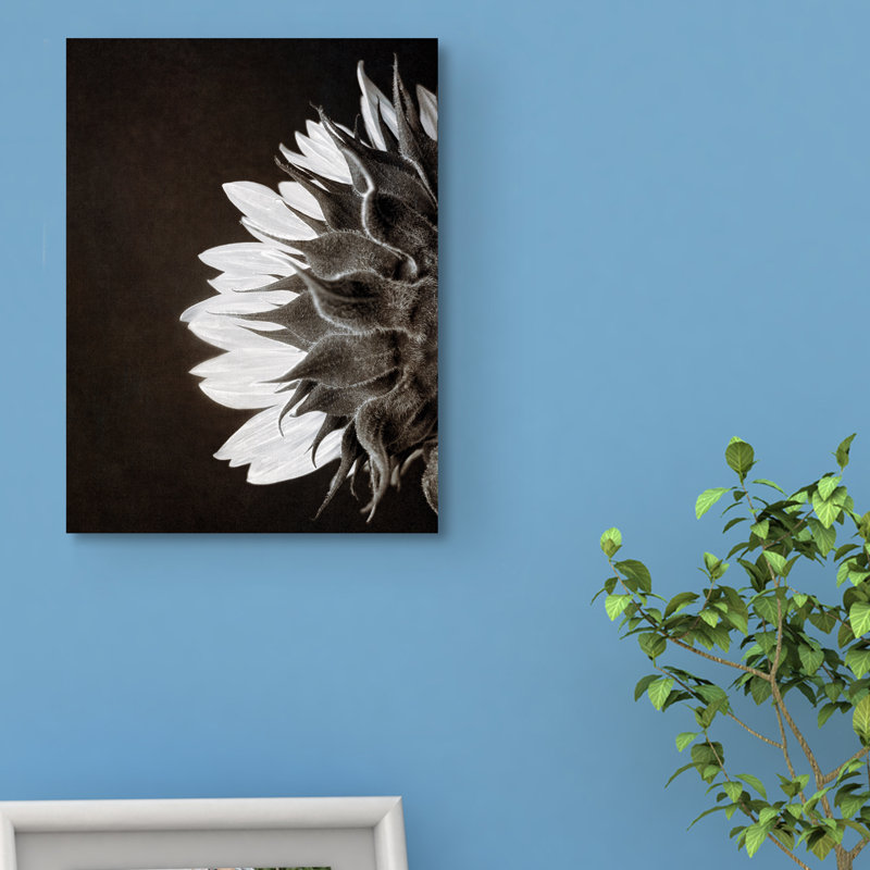 «Sunflower Profile», reproduction d'impression sur toile tendue, H 36 po x l 24 po x P 1,5 po