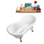 1579.9mm x 779.8mm Freestanding Soaking Acrylic Bathtub-1842148764-1842148767