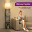 180cm Walnut LED Column Floor Lamp