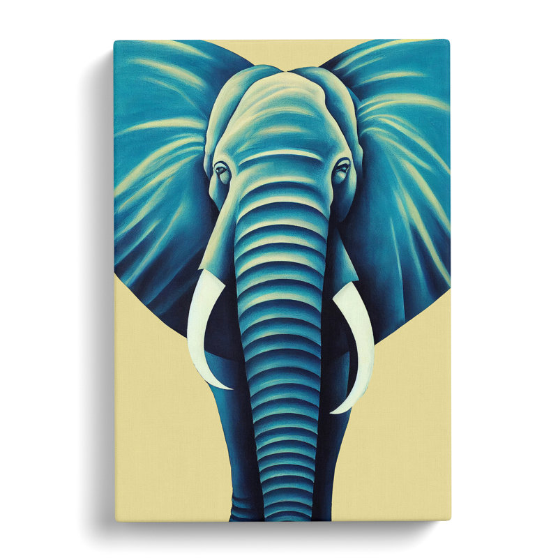 Majestic Elephant - Wrapped Canvas, 76cm H x 50cm W x 3cm D