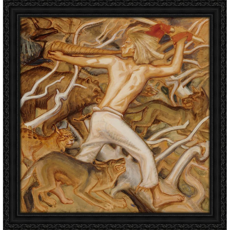 Kullervo garde ses troupeaux sauvages (1917), H 27 po x l 26 po