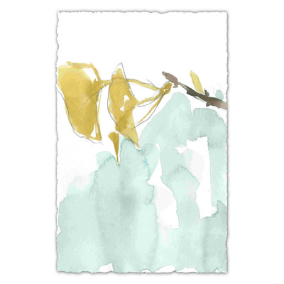 Ginkgo sur sarcelle poussiéreux I