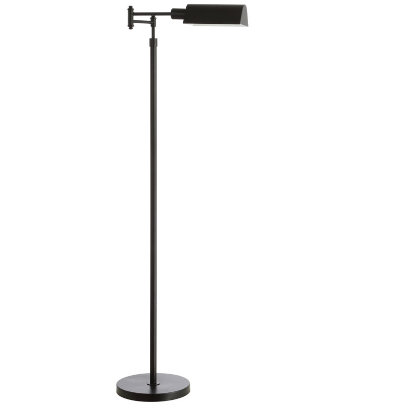 Finbar 65'' Black Task Floor Lamp