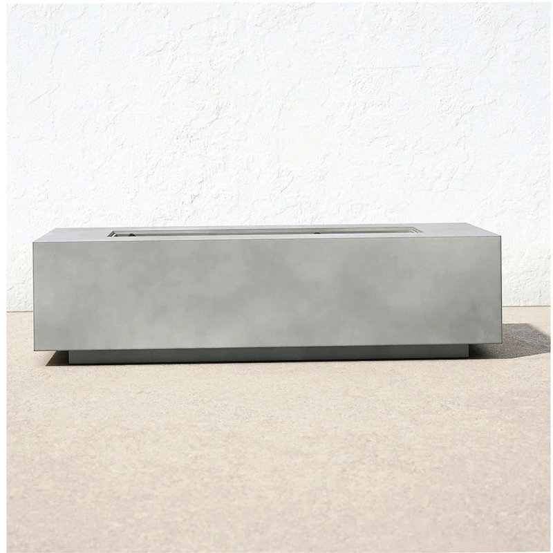 Concrete Propane Outdoor Fire Pit Table