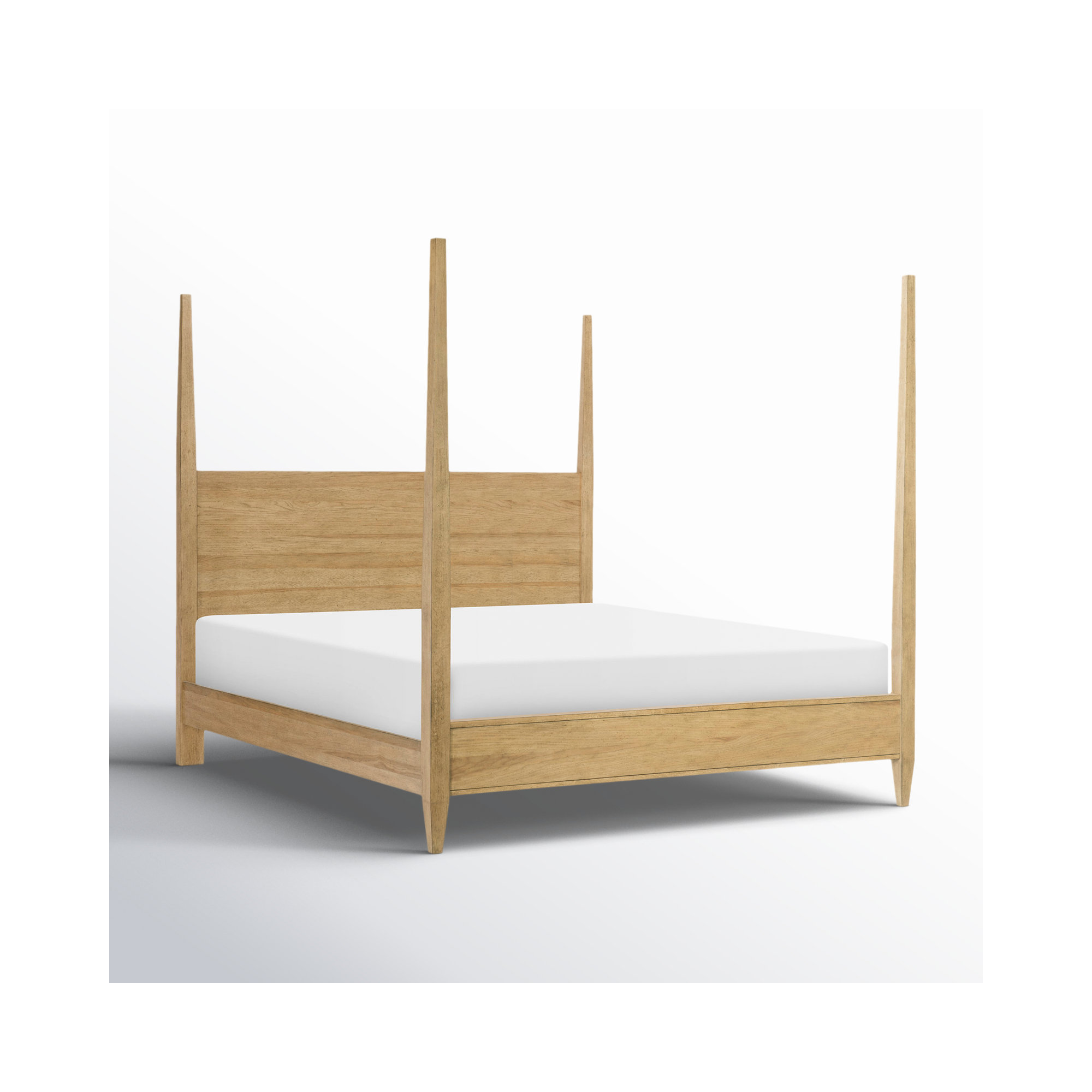 Mya Four Poster Bed, Queen, Brown