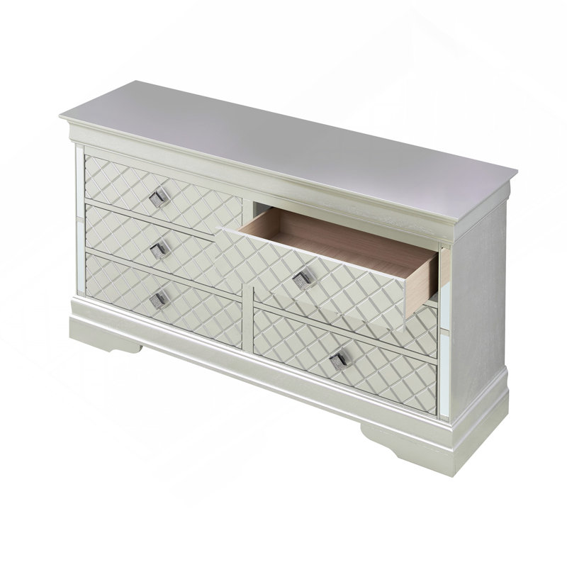 Commode Verona G6700-D, champagne argenté, Champagne argenté
