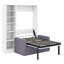 Lit escamotable Verlina avec canapé et tablettes-1229199934