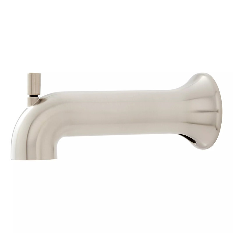 Lentz 6-7/8" Tub Spout, Brushed Nickel