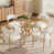 Beige/Walnut