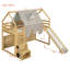 Cadre de lit mezzanine en bois avec tente-280578929-280578894