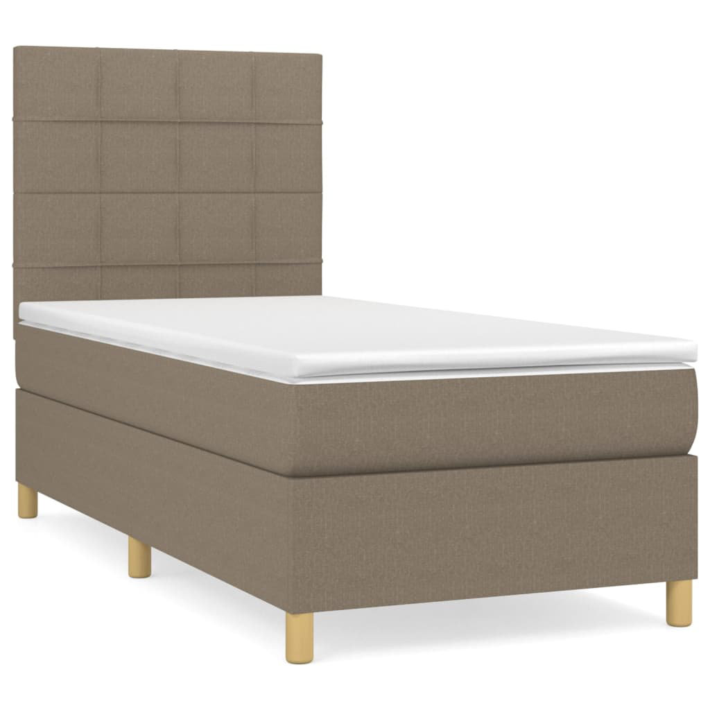 Boxspringbett 90 x 190 cm mit Topper