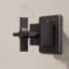 Système de douche thermostatique Rugen, grande pomme de douche à pluie de 12 po avec douchette, ensemble de robinet de douche noir mat avec valve, pomme de douche à haute pression-86512830