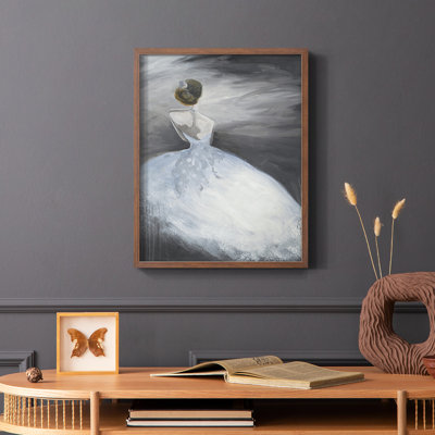 «Off in the Distance», reproduction encadrée - bois massif