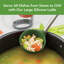 Tovolo Silicone Ladle with Stainless Steel Handle for Soups Stews and Sauces, Pesto