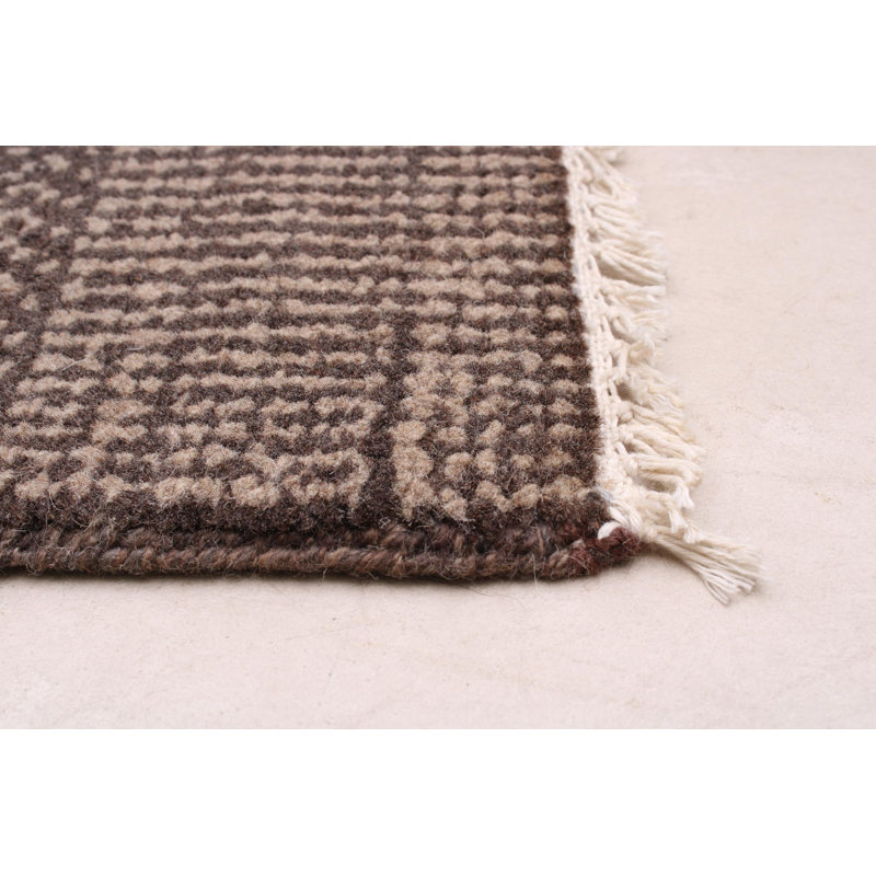 Tapis brun foncé Silk Shadow 8 pi 0 po x 9 pi 10 po