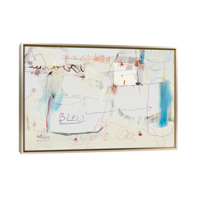 Bleu Is Blue - Framed Wall Art Print