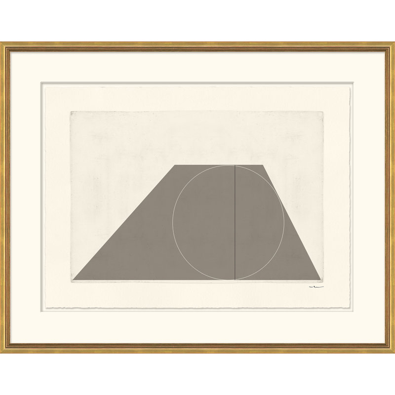 Euclid's Dream - Reproduction d'art graphique sur papier encadré, Blanc, H 22 po x l 28 po x P 1,13 po